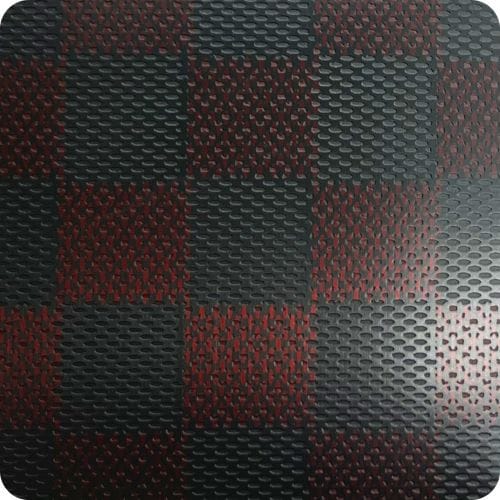 G-117 LV红色 Etched LV Pattern Red