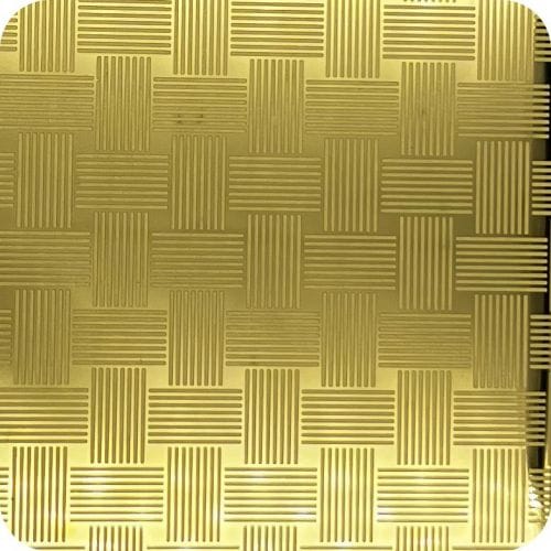 G-119 蚀刻编织纹黄金 Etched Braided Pattern Gold