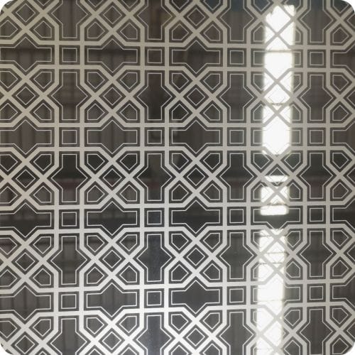 G-123 蚀刻镜面黑金 Etched Mirror Black