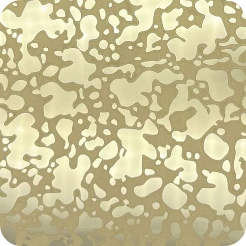 G-125 蚀刻雪花香槟金 Etched Snowflake Pattern Champagne