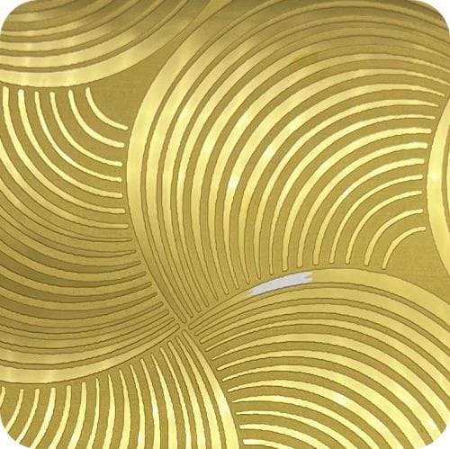G-126 蚀刻扇形黄金 Etched Sector Pattern Gold
