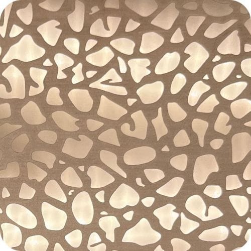 G-127 蚀刻石纹玫瑰金 Etched Stone Pattern Rose Gold