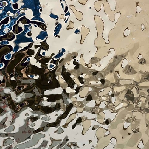 M-Wave Water Ripple Stainless Steel Sheet