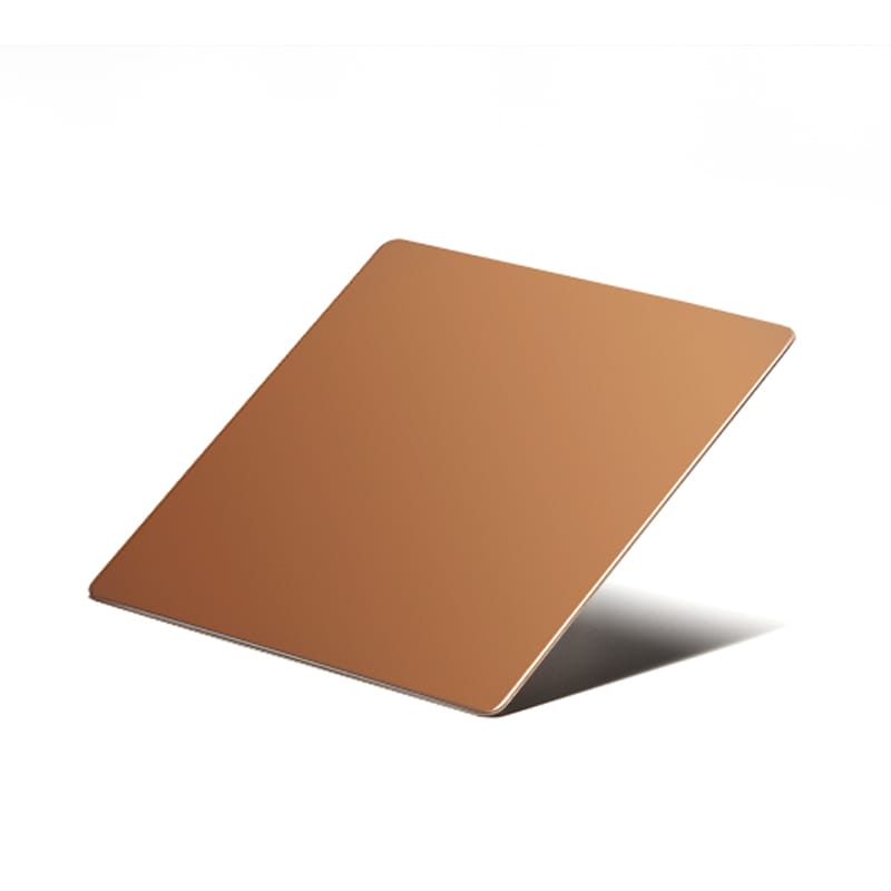 rose gold mirror stainless steel sheet