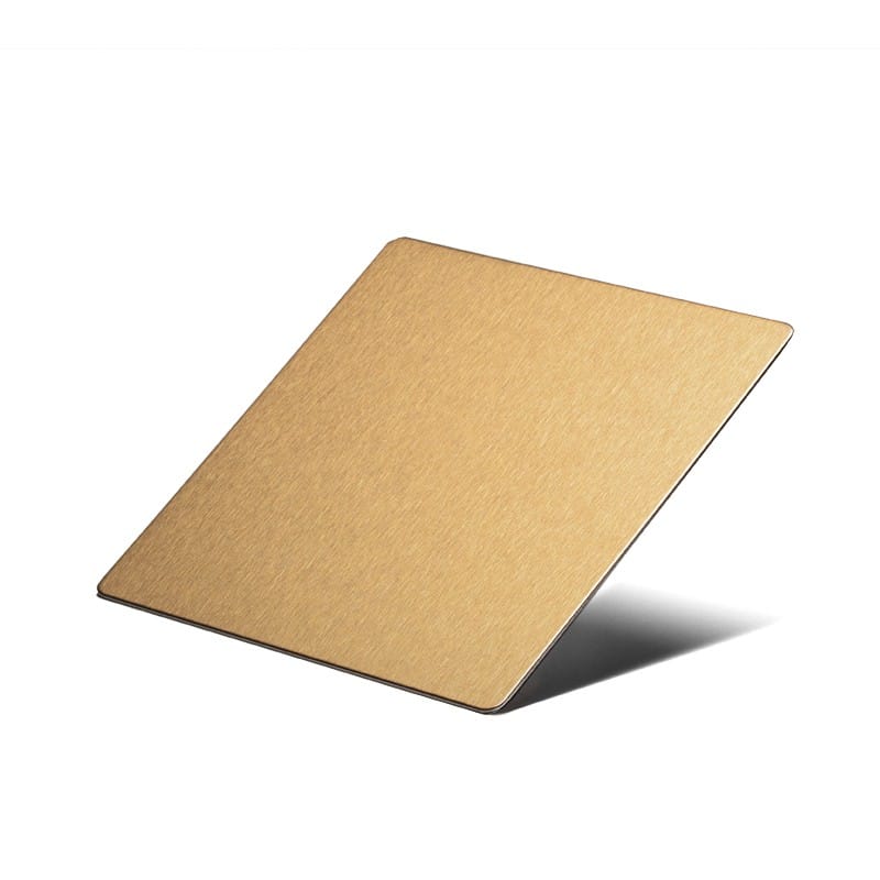 pvd_brass_brush stainless steel sheet