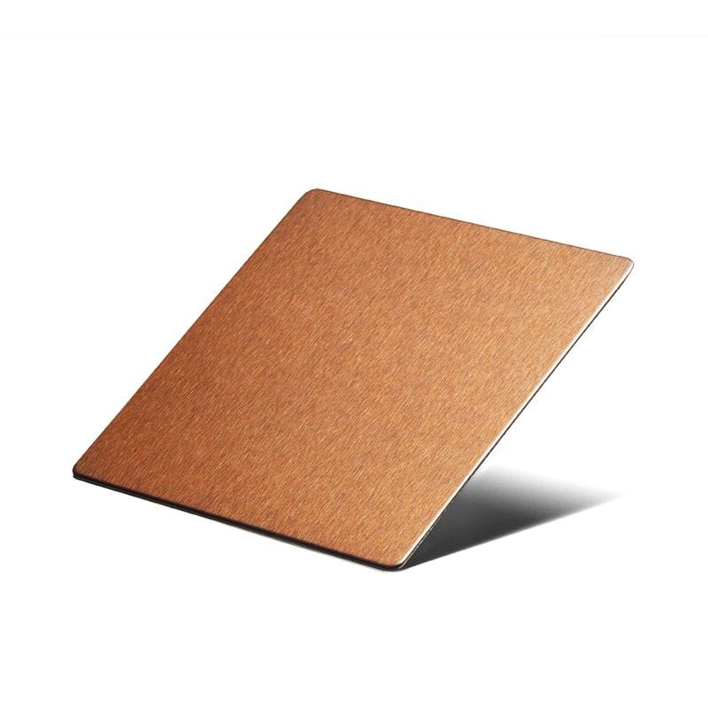 pvd_rose_gold_brush stainless steel sheet